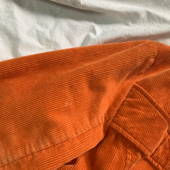 Boho Embroidered Orange Corduroy Coat by KanaBeach Women’s 12 - Picture 12 of 16